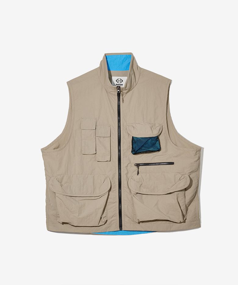 FISHING MESH VEST (BEIGE)