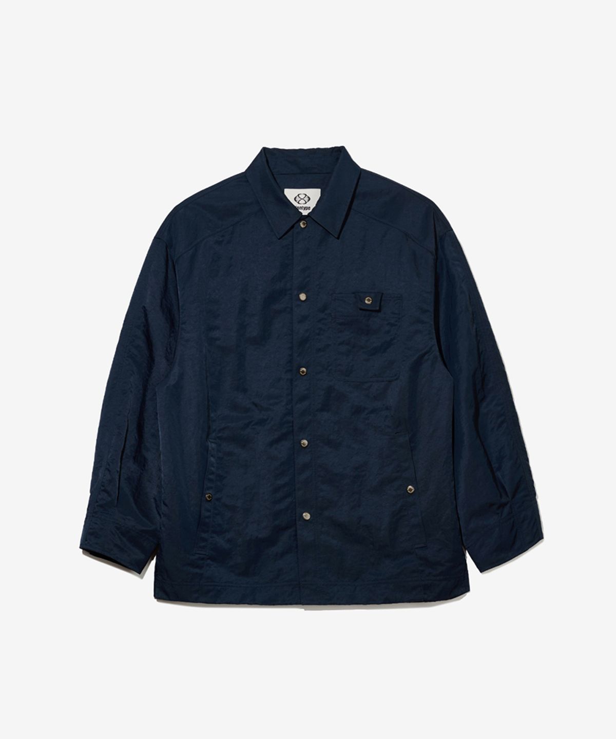 논타입(NONTYPE) NYLON TRUCKER JACKET (NAVY)