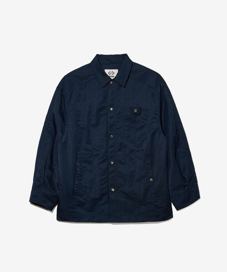 NYLON TRUCKER JACKET (NAVY)