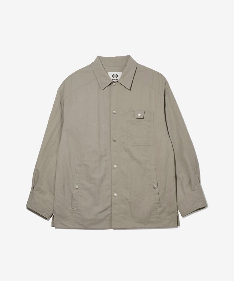 NYLON TRUCKER JACKET (BEIGE)