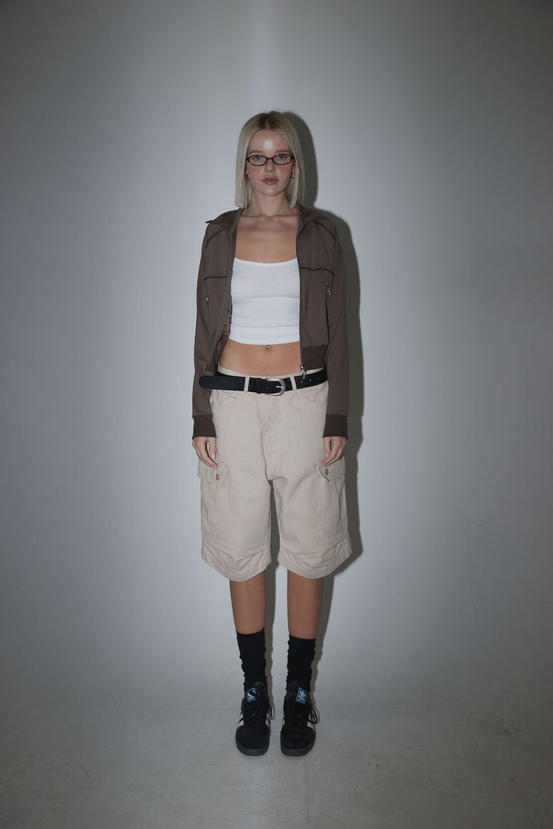 BEIGE CARGO PANTS