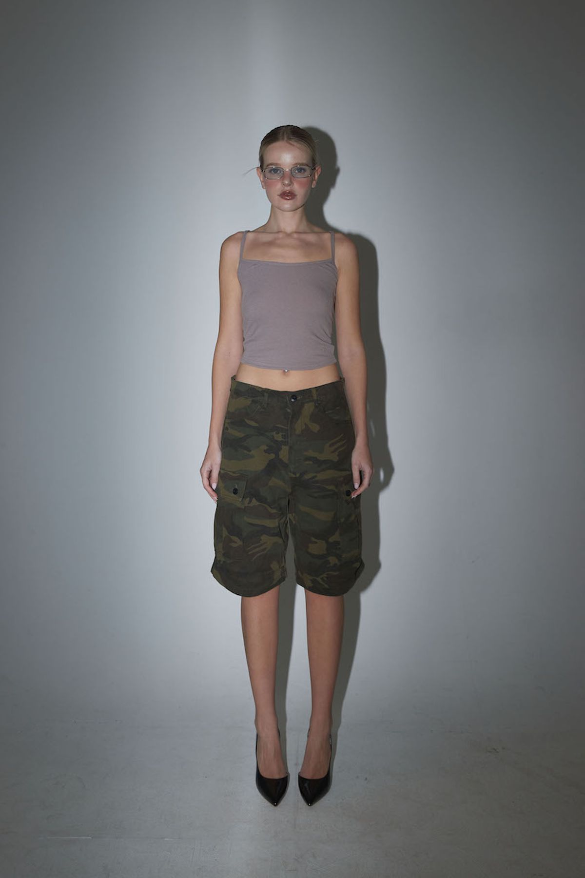 딥인블루(DEEPINBLUE) CAMO CARGO PANTS