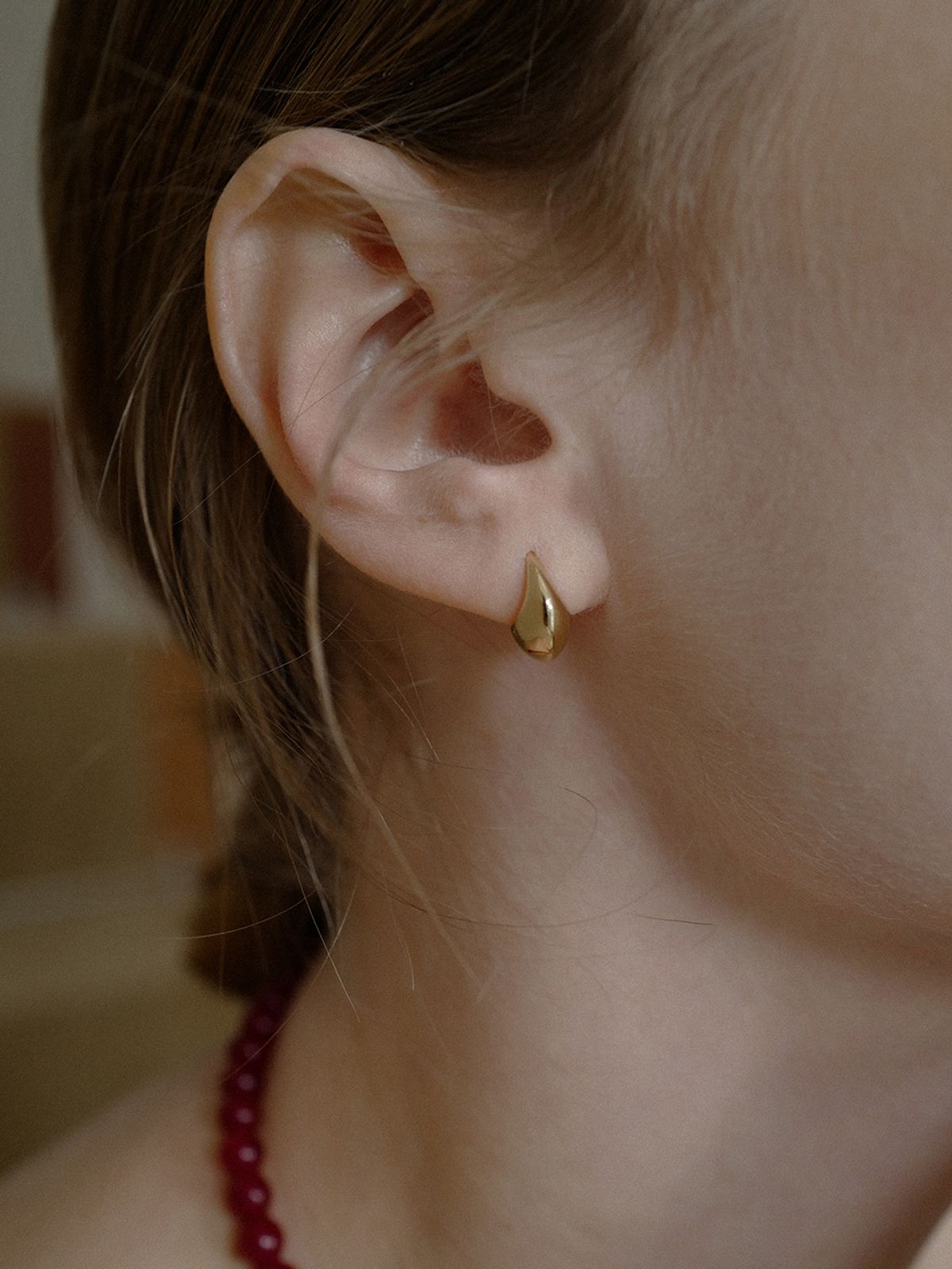 피오레(FIORE) mini crochet ring earring