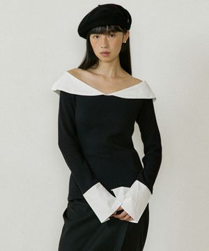 Sailor Collar Sleeve (black)