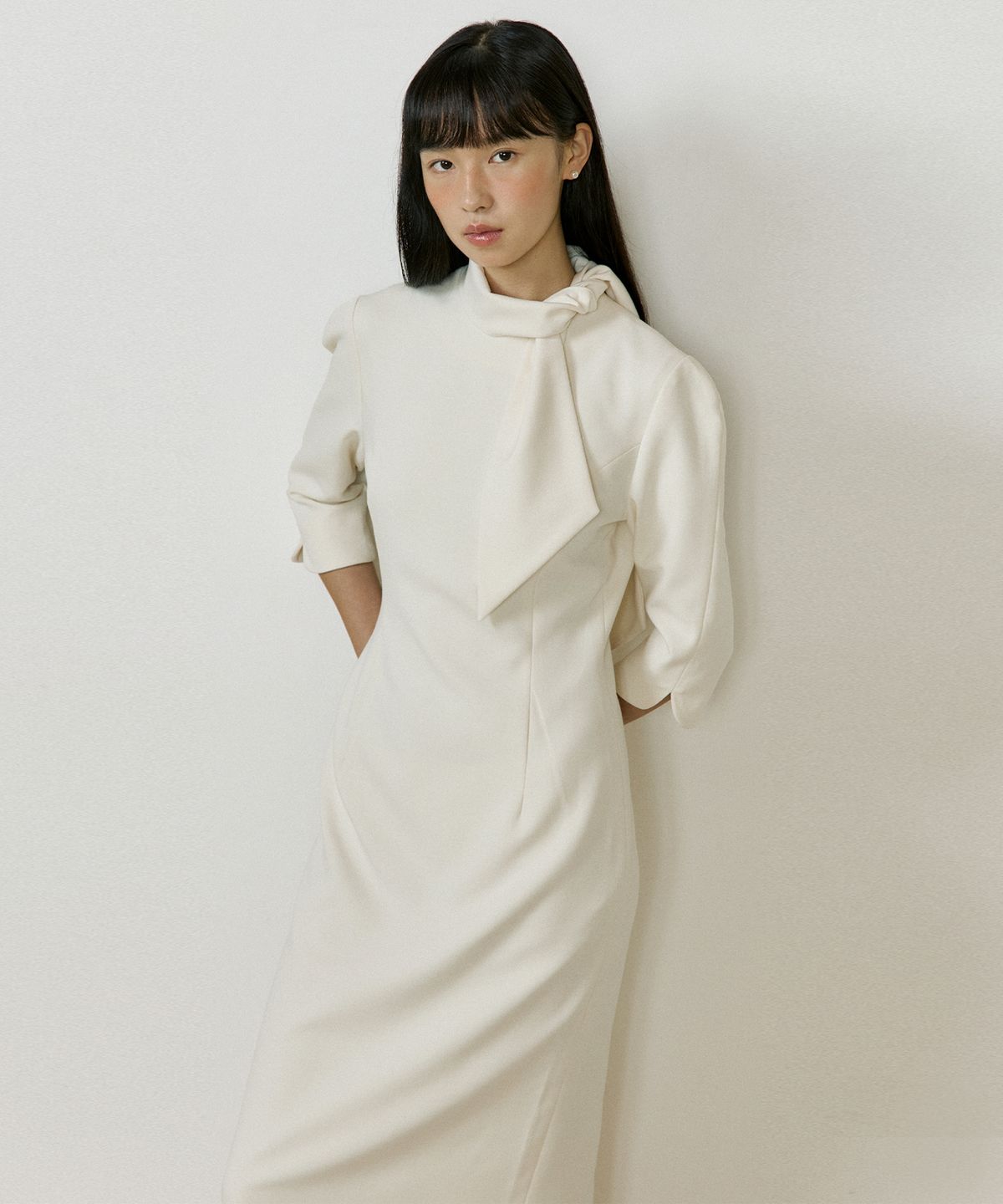 루시르주(LUCIR ZU) Muffler One-piece (ivory)