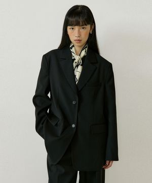Classic Two-Button Single Jacket (black)