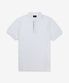 FF 모티프 프린트 레귤러핏 반소매 폴로 셔츠 - 화이트 / FY0985AAONF0QA0
