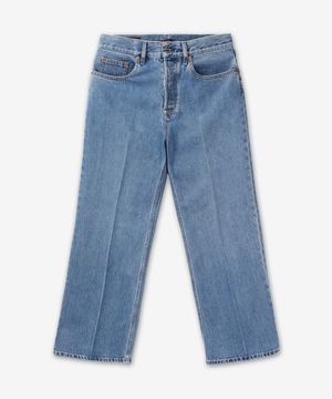 크롭 데님 팬츠 - 블루 / 788823XDCXM4011