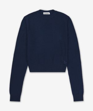 크루넥 크롭 니트 - 미드나잇 / J40GP0045J14524402