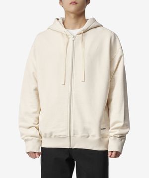 로고 패치 집업 후드 - 듄 / J47HG0101J20010279