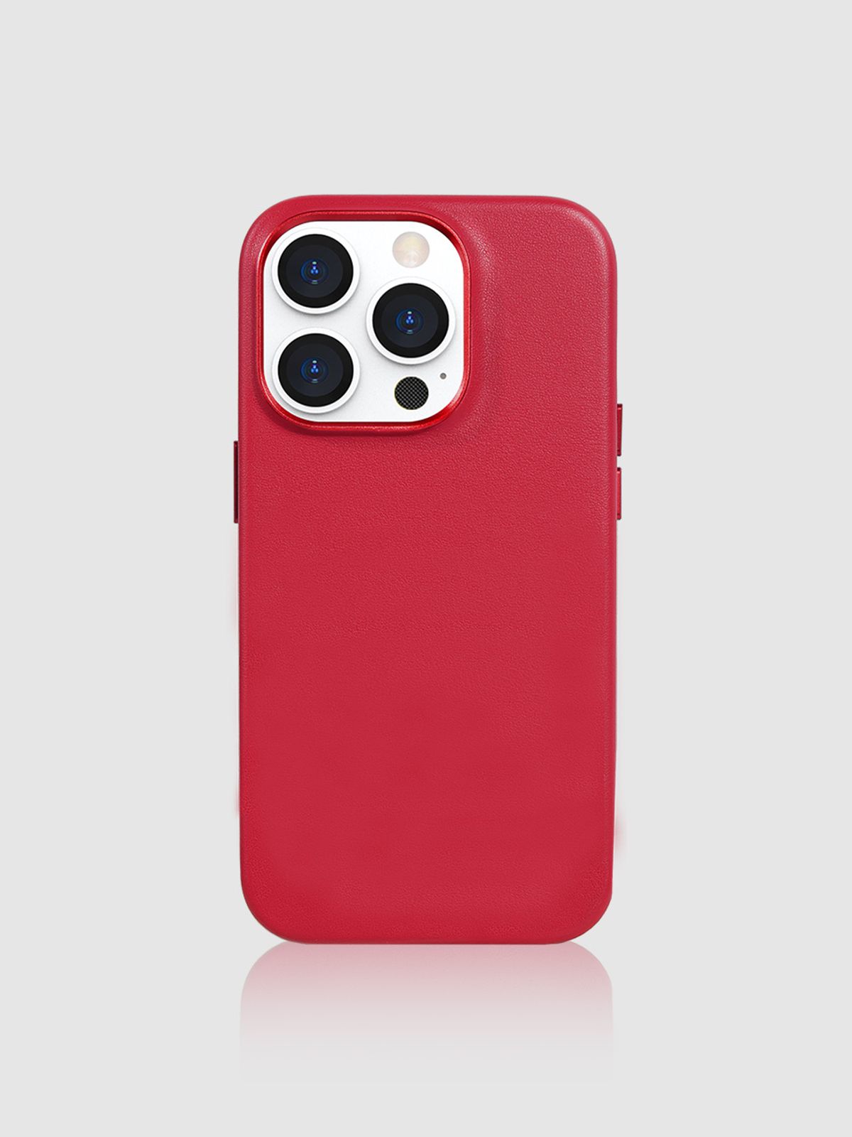 디자인스킨(DESIGNSKIN) 아이폰16프로 맥세이프 풀커버 케이스 - 레드