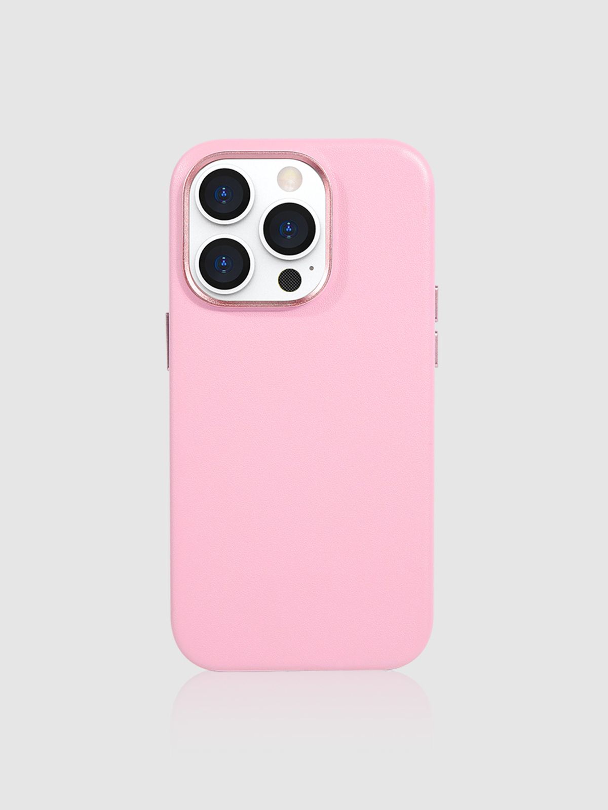 디자인스킨(DESIGNSKIN) 아이폰16프로 맥세이프 풀커버 케이스 - 핑크
