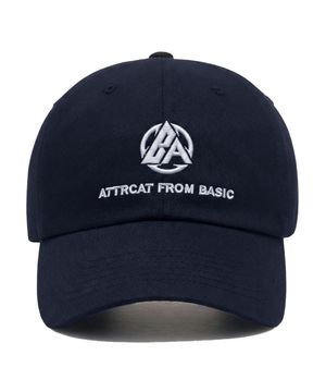 원형로고  볼캡_네이비