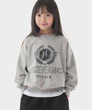 1997 프린트 오버핏 맨투맨 (멜란지)