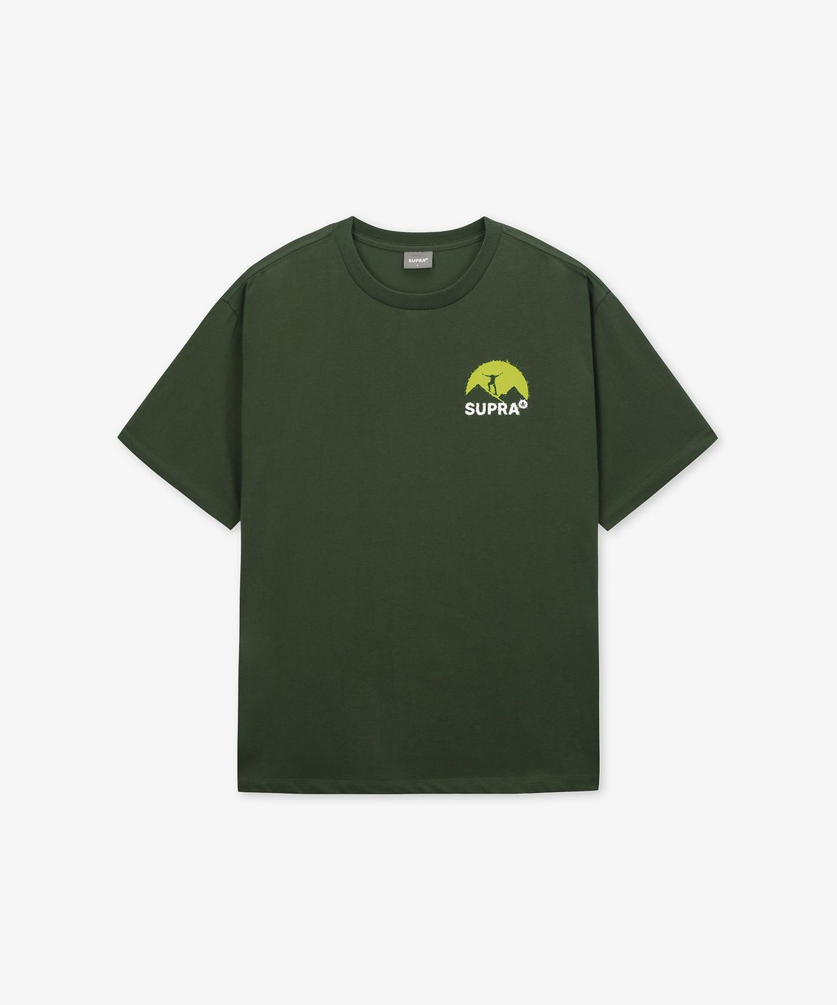 수프라(SUPRA) 마운틴 선셋 반팔 티셔츠(KHAKI)