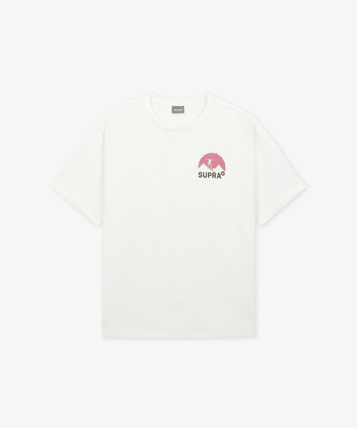 수프라(SUPRA) 마운틴 선셋 반팔 티셔츠(WHITE)