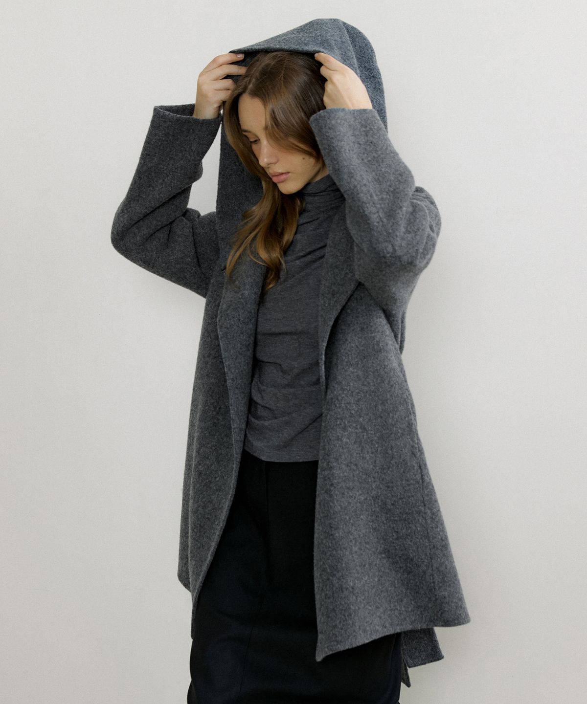 오떼뜨(OCTETTE) HAND MADE HOOD COAT_3COLOR