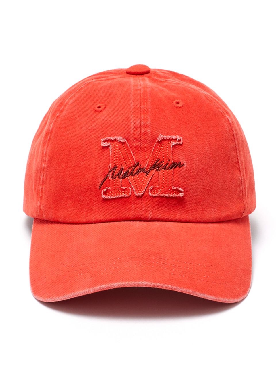 キャップ [MATINKIM]matin cursive ball cap in orange MUSINSA | MATIN KIM MATIN CURSIVE BALL CAP IN ORANGE