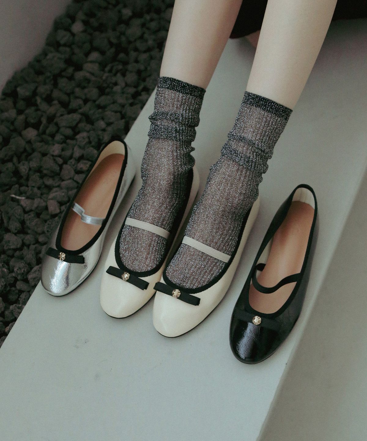 프리플라(FRI FLA) ljh7074 ribbon maryjane flat _ 3colors