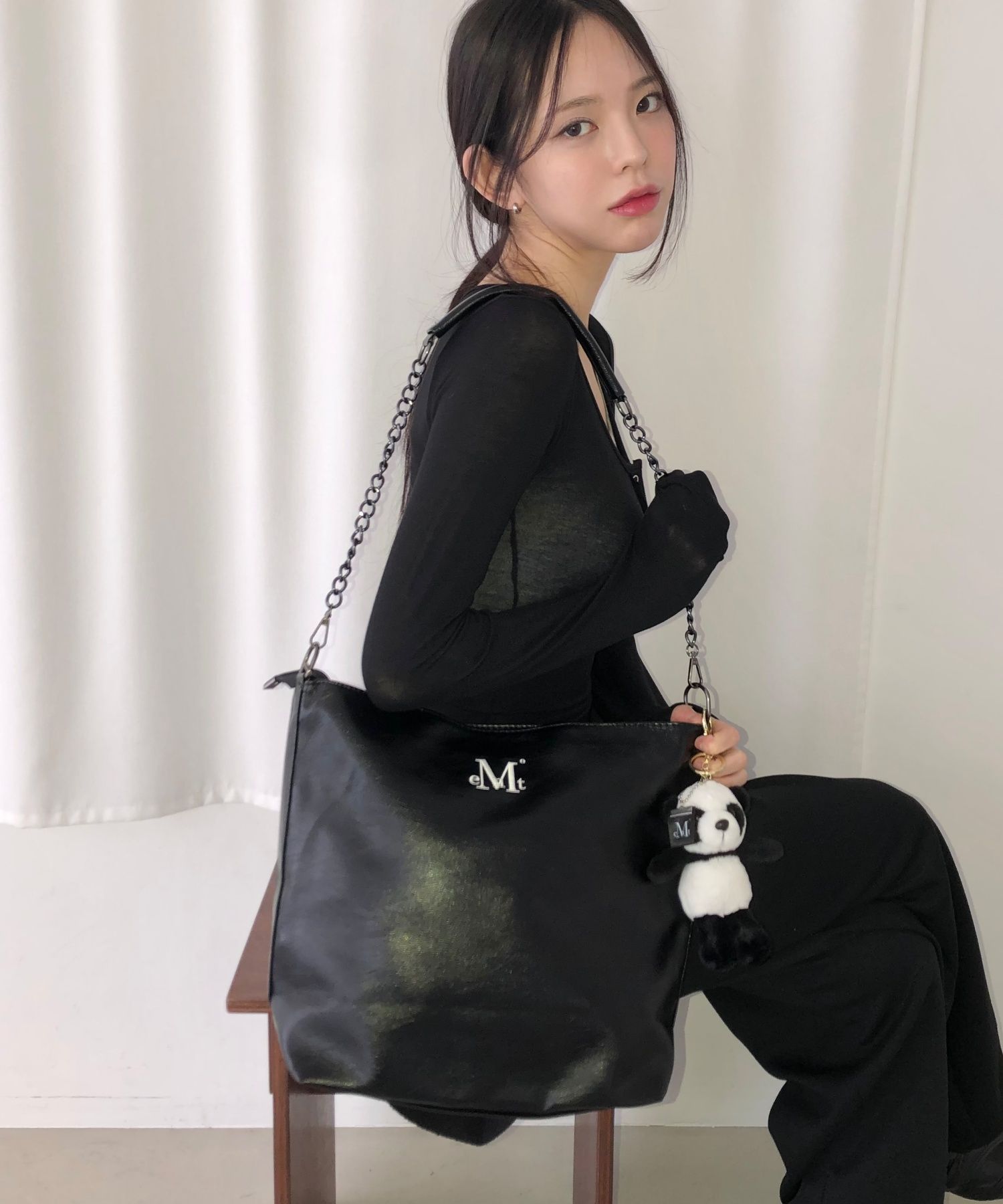 MUSINSA | MUCENT Luxe Leather Shoulder Bag Crossbody Bag
