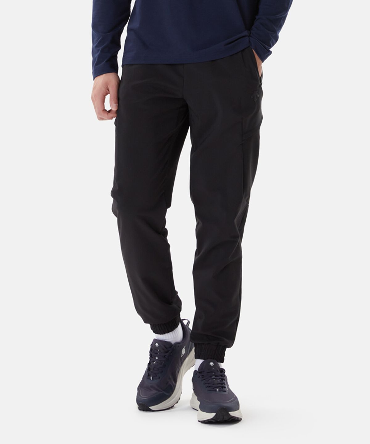 데상트(DESCENTE) 듀얼리스 카고 조거 팬츠 블랙(SP321DPT93)