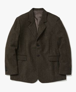 프렌치 울 트위드 블레이저