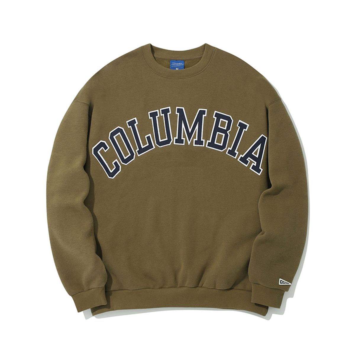 컬럼비아 유니버시티(COLUMBIA UNIVERSITY) COLUMBIA ARCH OVER-FIT FLEECE SWEATSHIRTS 카키브라운