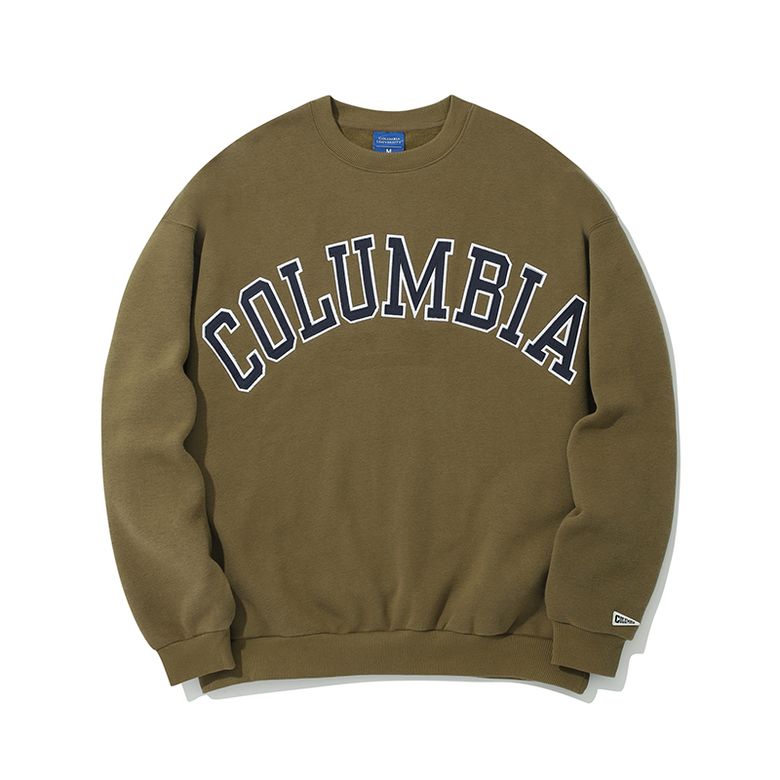 COLUMBIA ARCH OVER-FIT FLEECE SWEATSHIRTS 카키브라운