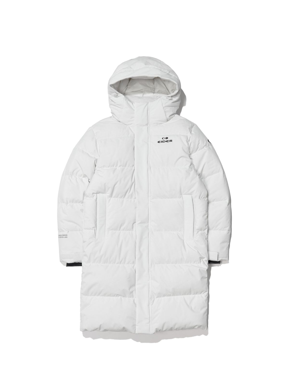아이더(EIDER) STELOL S (스테롤 S) UNI 윈드스타퍼 롱 다운 자켓_Ice Grey