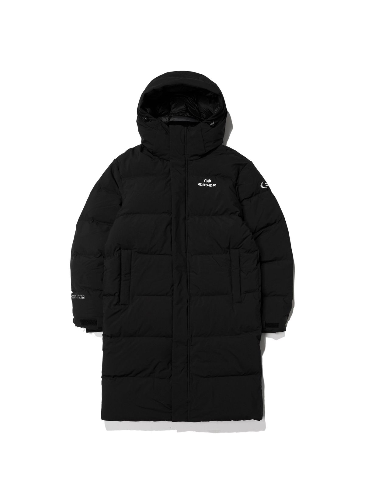 아이더(EIDER) STELOL S (스테롤 S) UNI 윈드스타퍼 롱 다운 자켓_Black