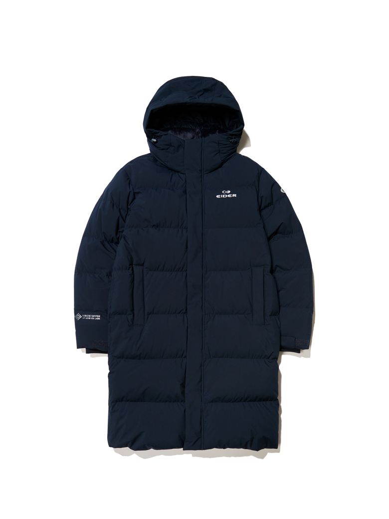 STELOL S (스테롤 S) UNI 윈드스타퍼 롱 다운 자켓_Carbon