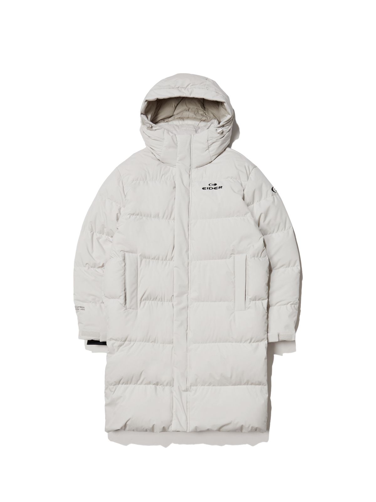 아이더(EIDER) STELOL S (스테롤 S) UNI 윈드스타퍼 롱 다운 자켓_OATMEAL GREY