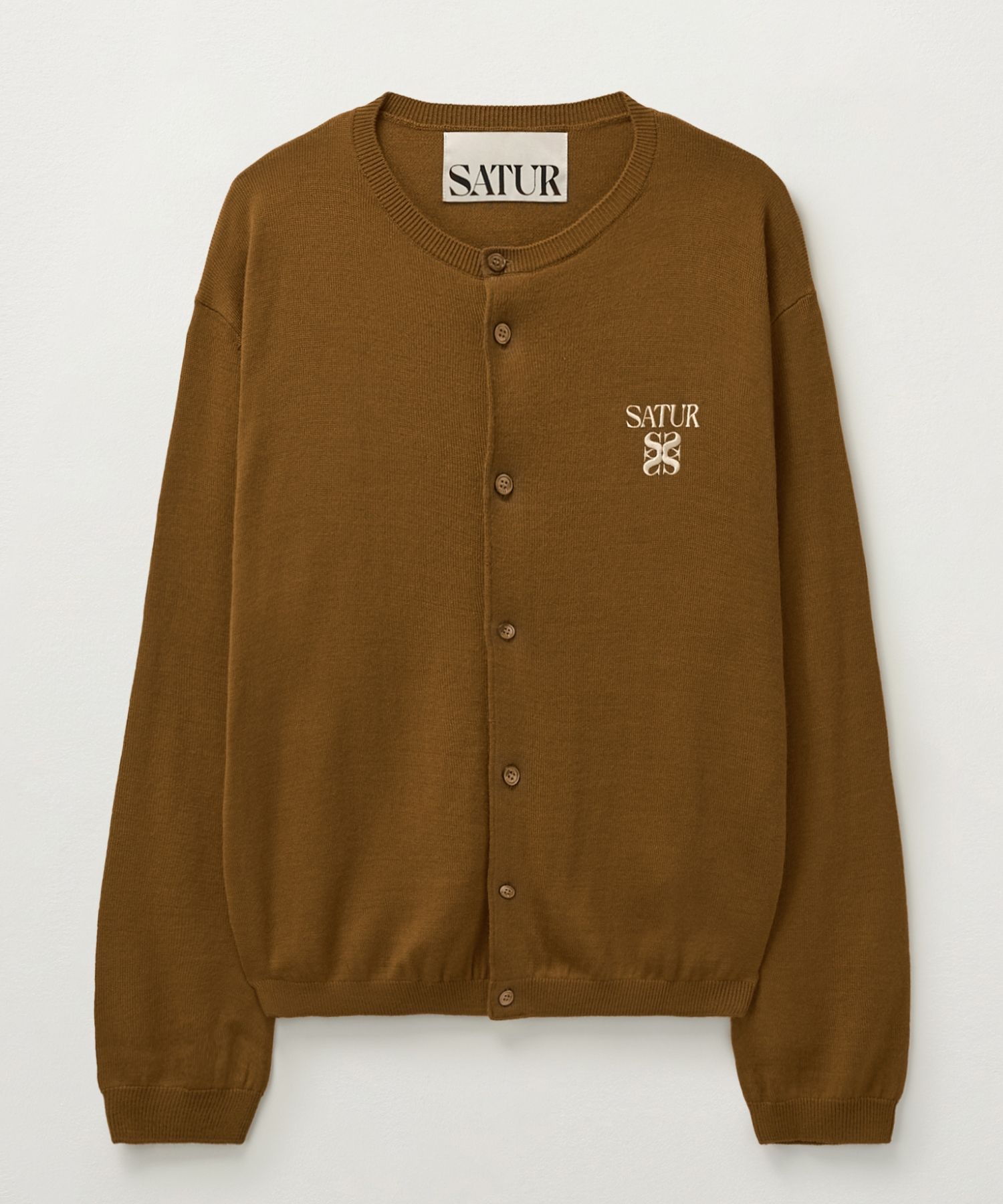 MUSINSA公式 | SATUR ローレン ベーシック クルーネック ファイン