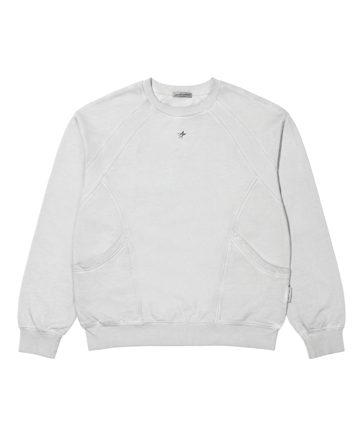 록히드마틴(LOCKHEED MARTIN) LM LUNAR DYED RIB POINT SWEATSHIRTS (GREY)