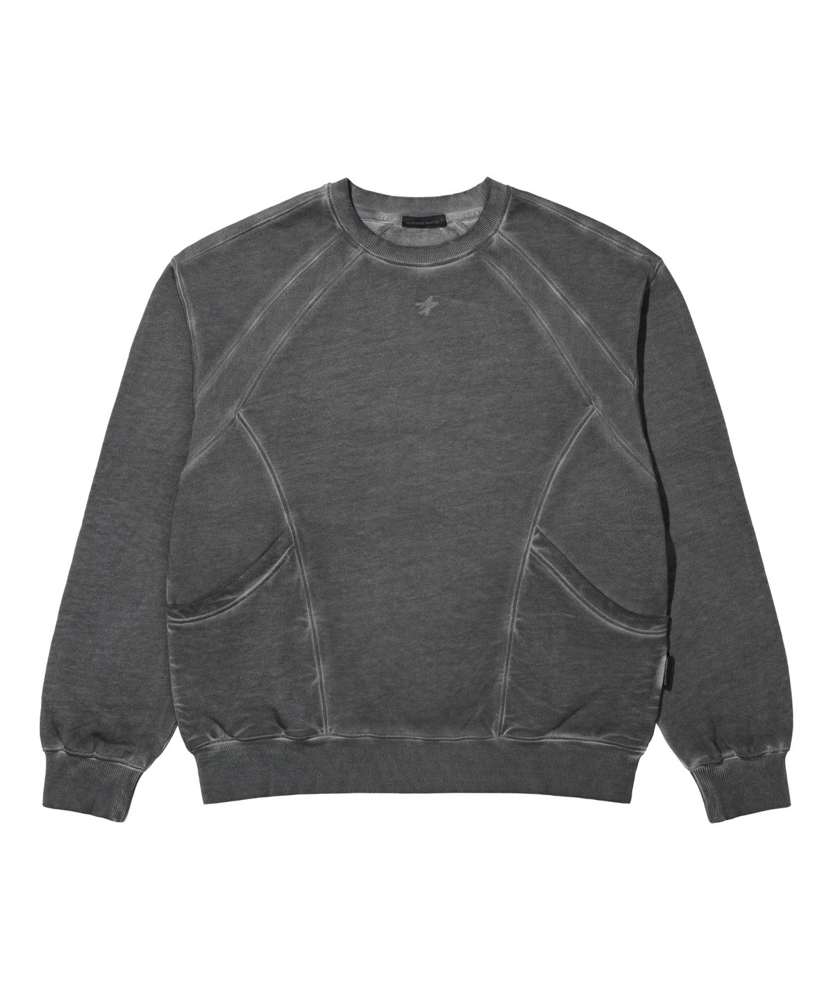 록히드마틴(LOCKHEED MARTIN) LM LUNAR DYED RIB POINT SWEATSHIRTS (CHARCOAL)
