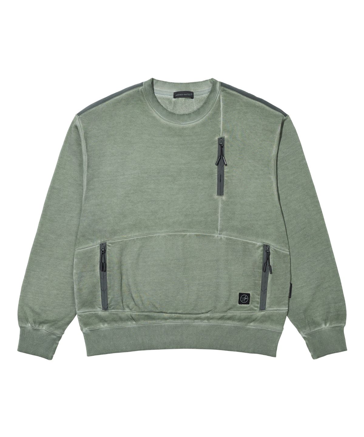 록히드마틴(LOCKHEED MARTIN) LM LUNAR DYED ZIPPER POCKET SWEATSHIRTS (KHAKI)