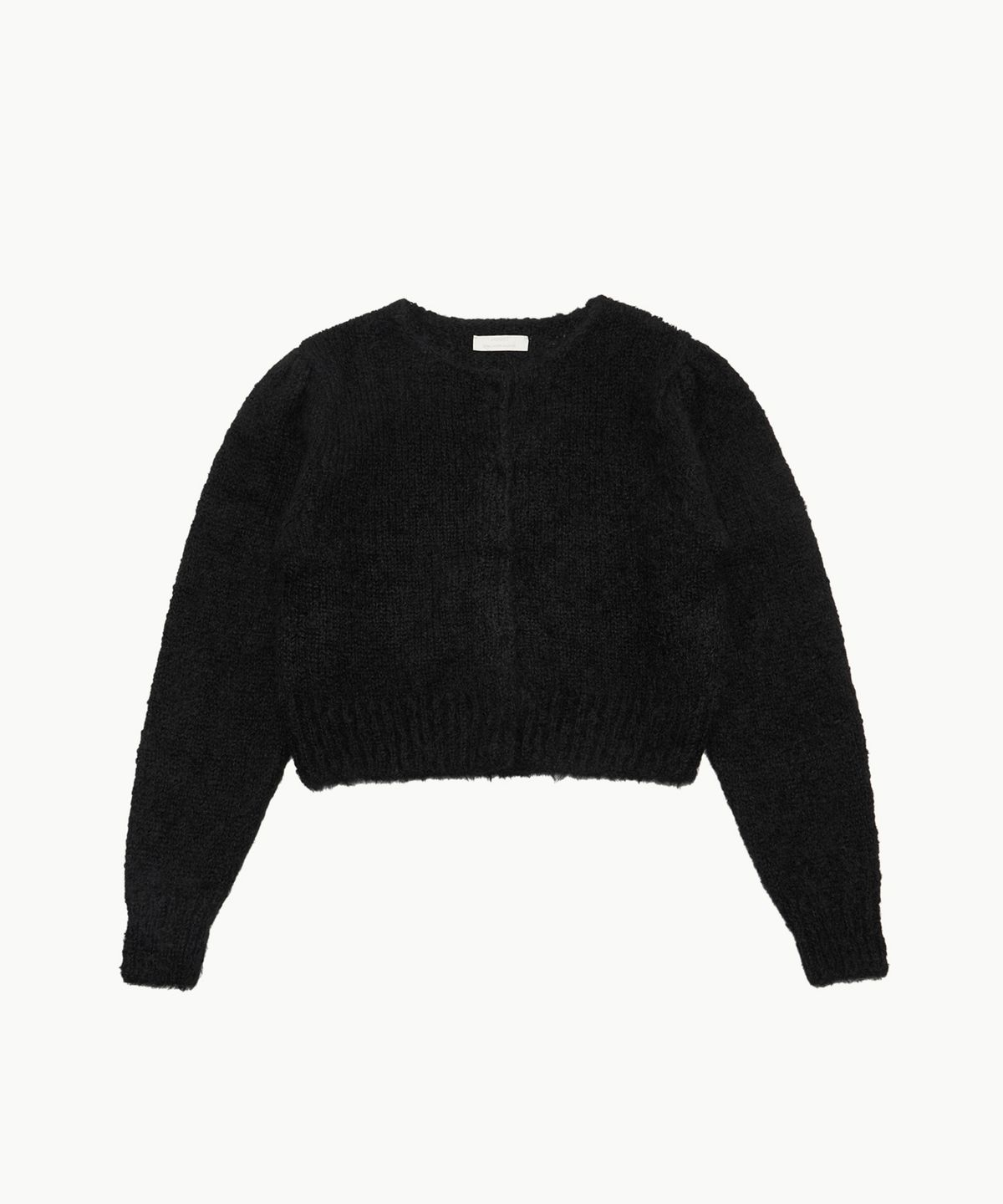아모멘토(AMOMENTO) NEW GRANDMA CARDIGAN_BLACK