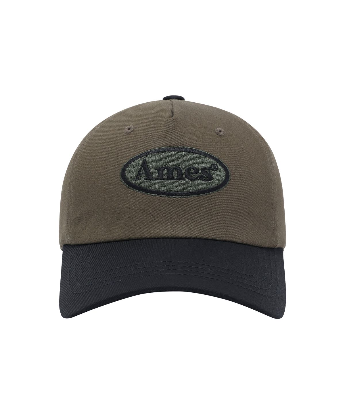 아메스 월드와이드(AMES-WORLDWIDE) SYMBOL LOGO TWOTONE BALL CAP KHAKI