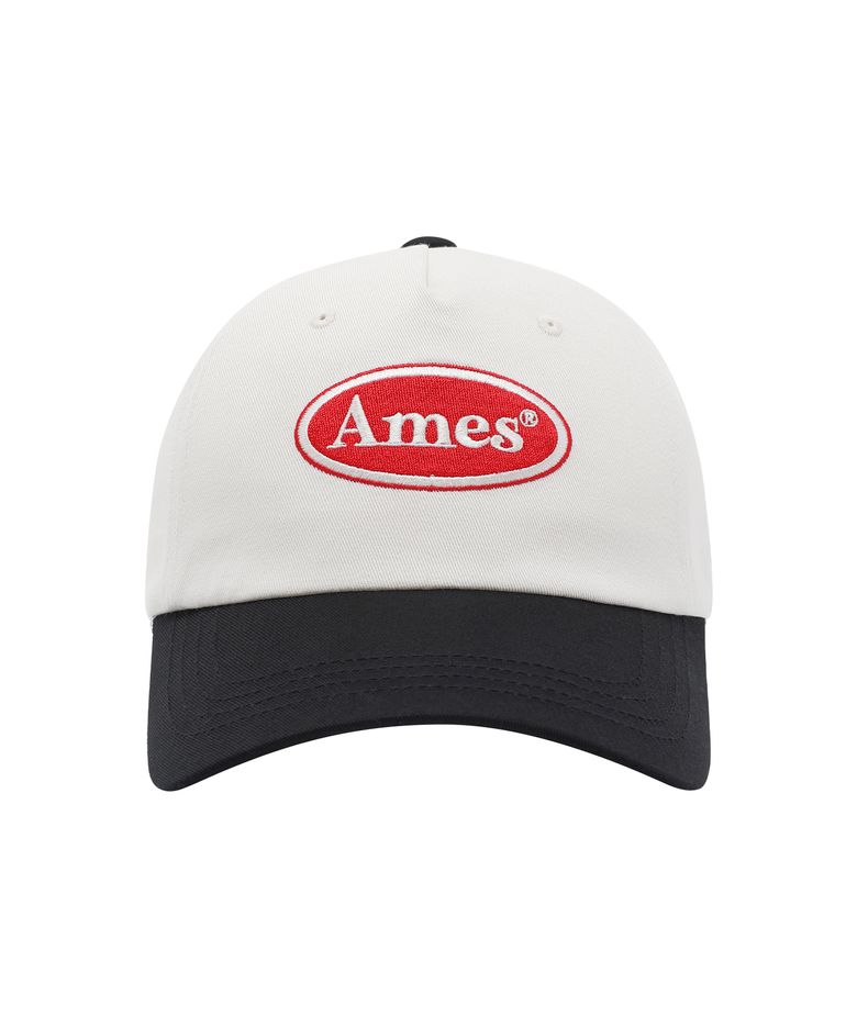 SYMBOL LOGO TWOTONE BALL CAP CREAM