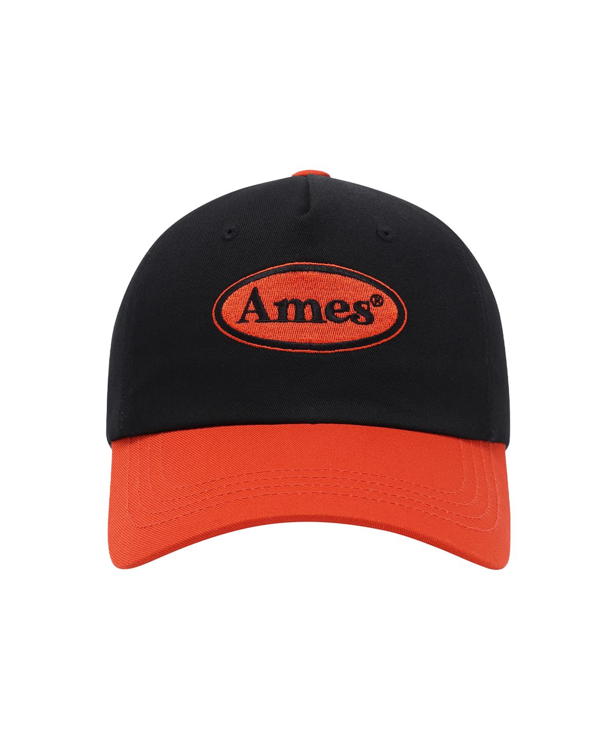 아메스 월드와이드(AMES-WORLDWIDE) SYMBOL LOGO TWOTONE BALL CAP BLACK