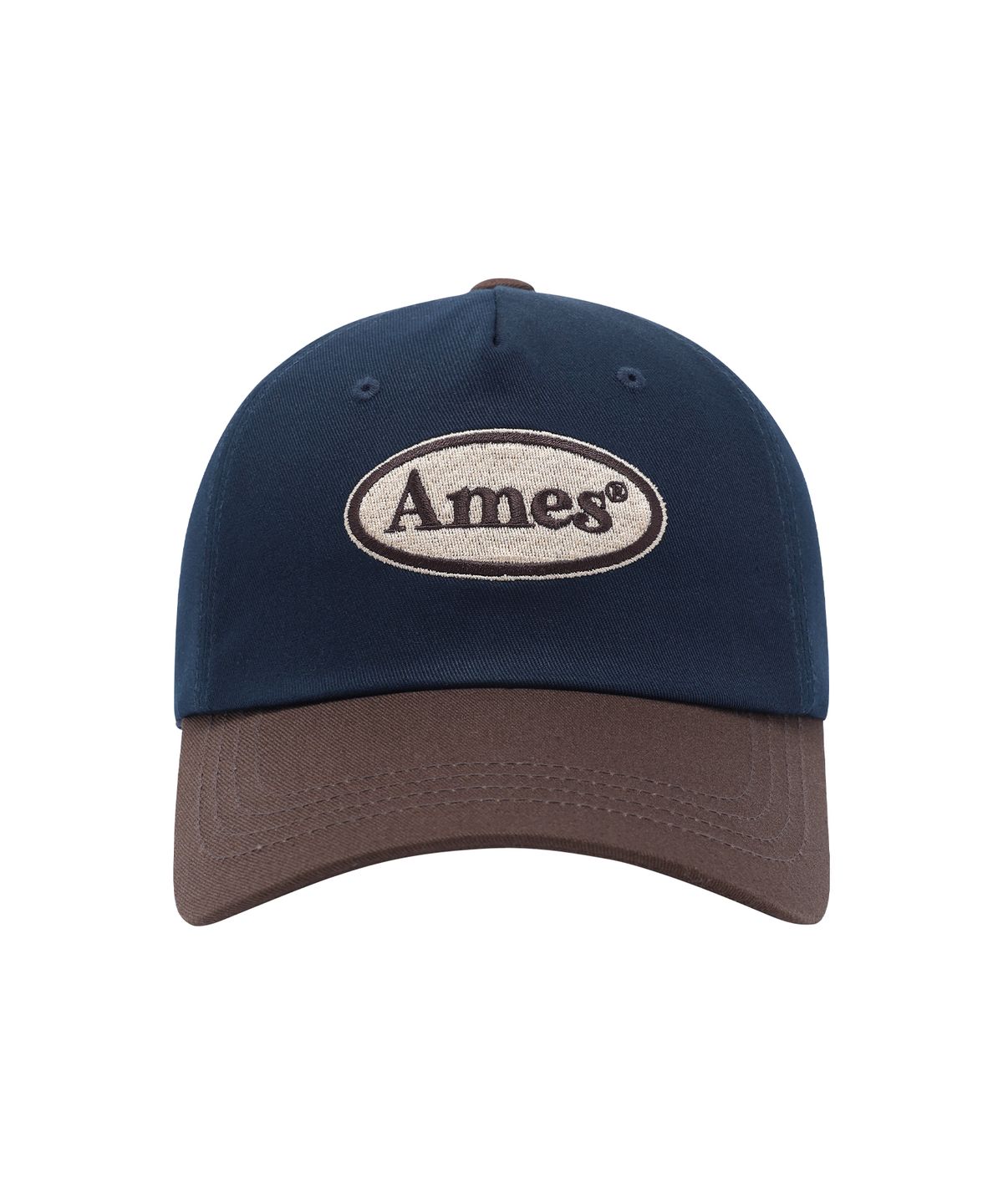 아메스 월드와이드(AMES-WORLDWIDE) SYMBOL LOGO TWOTONE BALL CAP NAVY