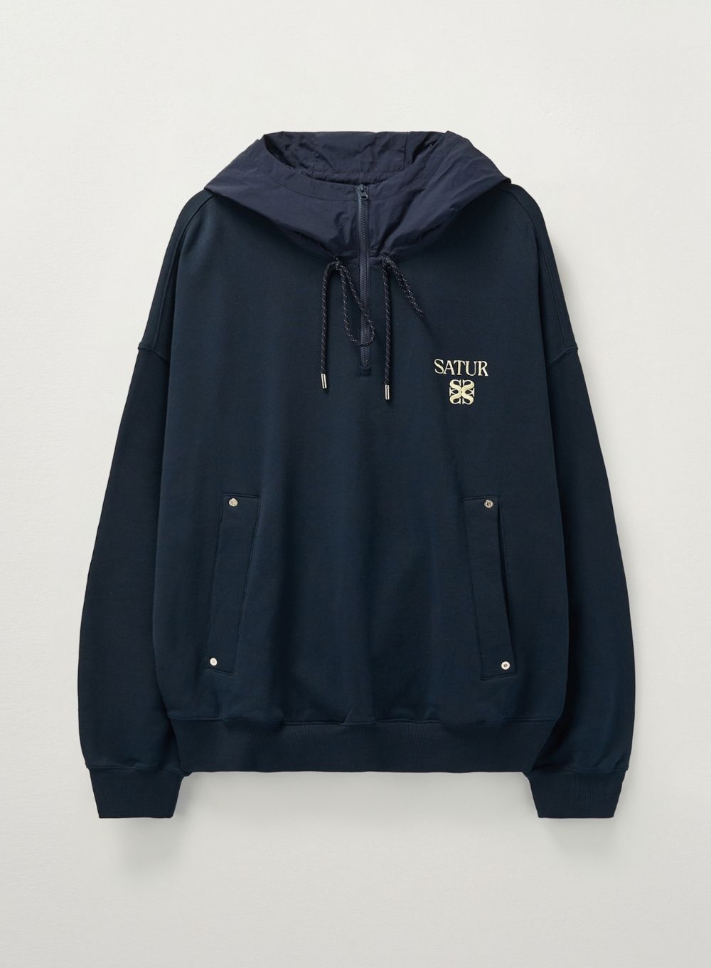【SATUR】 ★ Balaclava Nylon Hoodie ★ 大人気 24FW☆ SATUR ☆BALACLAVA NYLON HOODIE