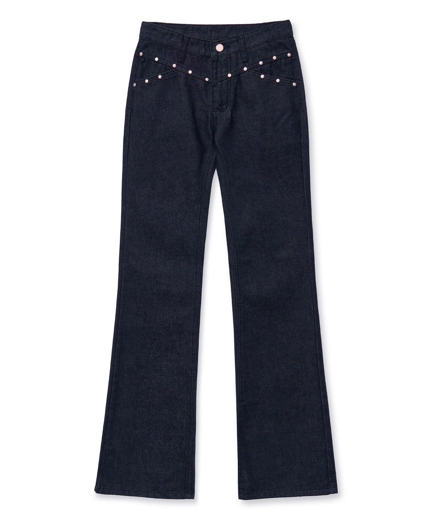 ●MIDNIGHT MOVE● rivet boots cut pants blue 24fw57 016_01.jpg?format=2500w