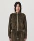AMES VELOUR TRACK ZIPUP KHAKI