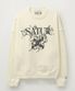 엔젤 그래픽 스웨트셔츠 크림