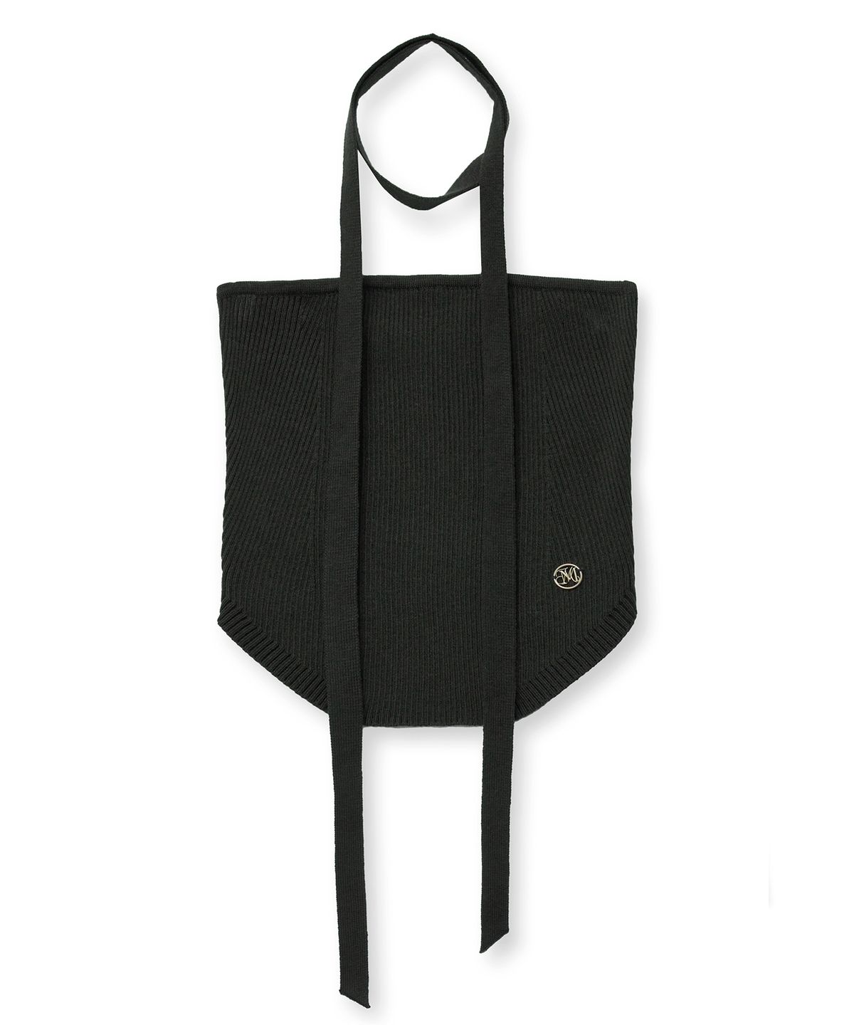 미드나잇 무브(MIDNIGHT MOVE) scarf top knit [dark grey]