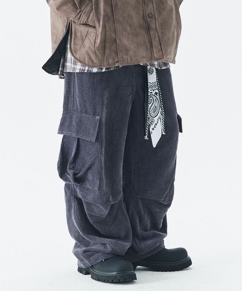 VTG Corduroy cargo PT c/grey