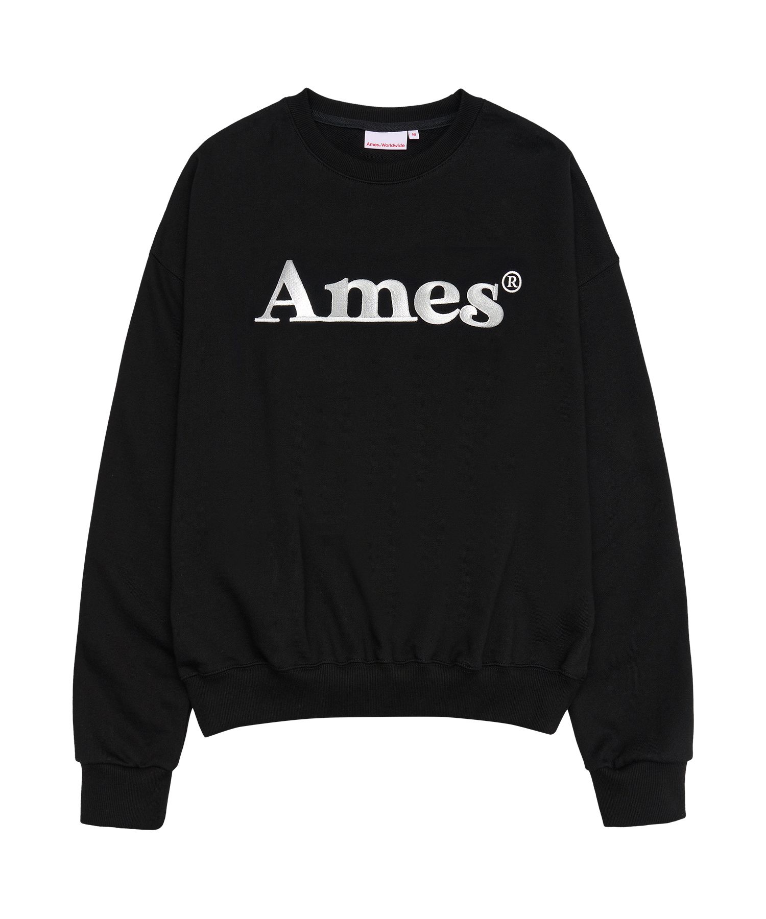 ★AMES-WORLDWIDE★BASIC LOGO SWEATSHIRT BLACK★正規品/送料込 MUSINSA公式 | AMES-WORLDWIDE BASIC LOGO SWEATSHIRT BLACK