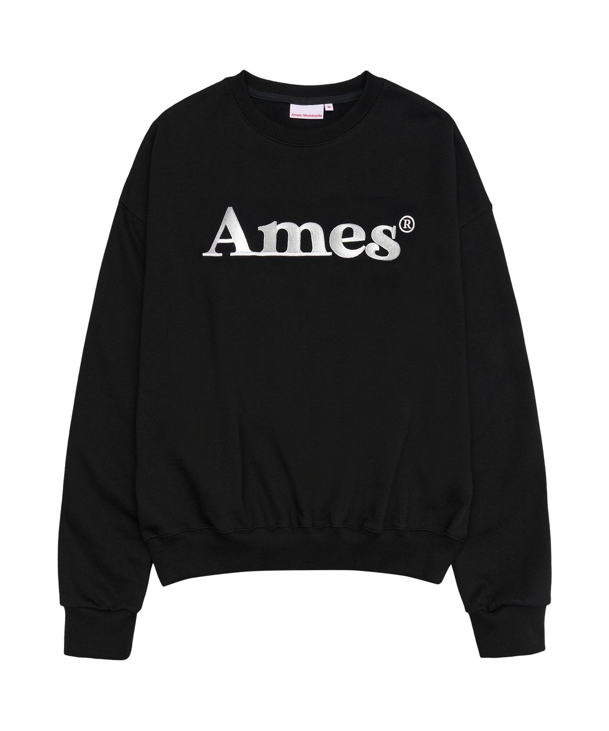 아메스 월드와이드(AMES-WORLDWIDE) BASIC LOGO SWEATSHIRT BLACK