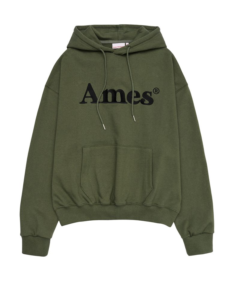 BASIC LOGO HOODIE KHAKI